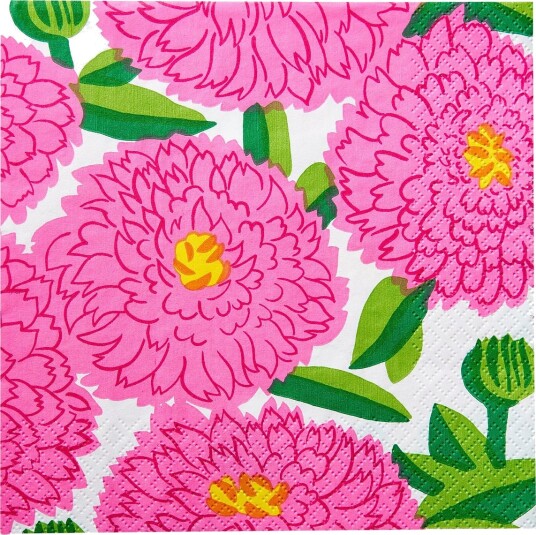 Marimekko by Havi Marimekko Napkin Primavera   Pink   24X24CM