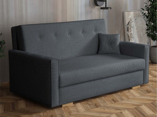 Ajiz Sovesofa 3 seter i Bouclé Grå Ajiz Sovesofa 3 seter i Bouclé Grå