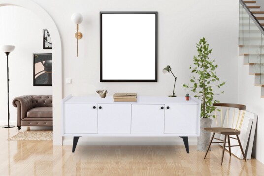 Yeralti Avlastningsbord 150 cm Hvit