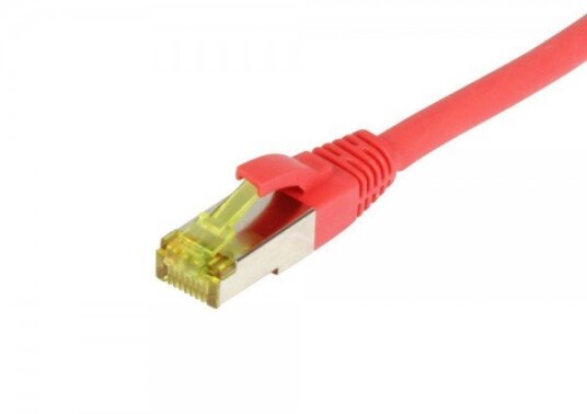 Patchkabel Rj45 Cat6a 500Mhz30m Rød Sstpsftp Tpelszhultraflex Awg26 Med Cat7 Råkabel Synergy 21