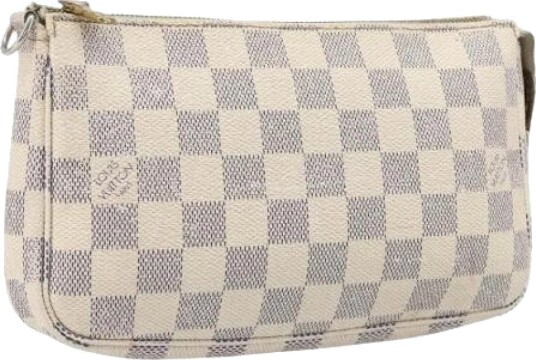 Louis Vuitton Vintage Dame Pre owned Hvit ONE SIZE, Louis Vuitton Vintage Dame Pre owned Hvit ONE SIZE,