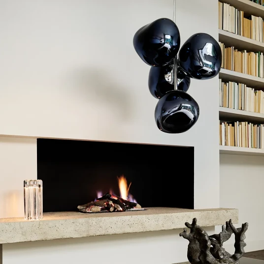 Tom Dixon Melt Chandelier Mini Smoke LED