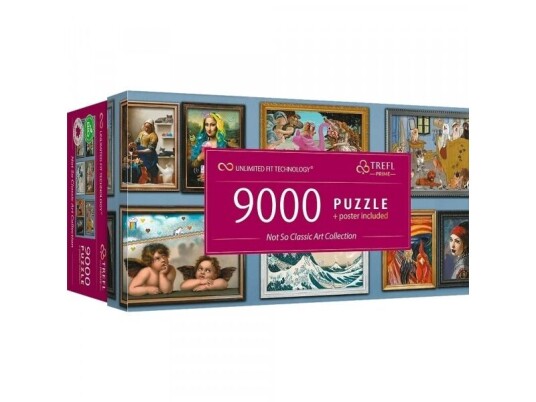 Puzzle 9000 pieces UFT Not so classic art collection Puzzle 9000 pieces UFT Not so classic art collection