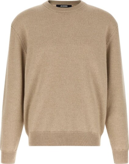 Jacquemus Herre Strikkevarer Beige XL,