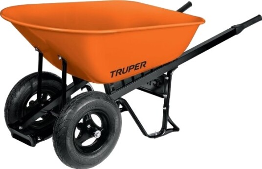 Truper Hagevogn Med To Hjul Og Metallbeholder 118L ® Truper Hagevogn Med To Hjul Og Metallbeholder 118L ®