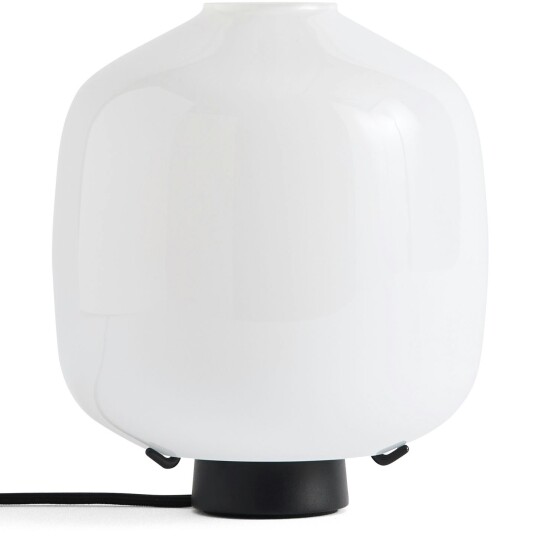 HAY Buoy Bordlampe 200 Hvit/ Sort