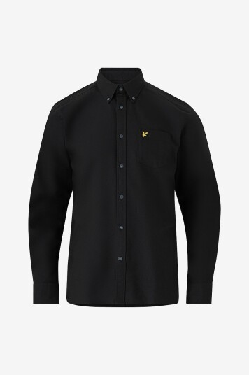 Lyle & Scott - Skjorte Plain Oxford Shirt - Svart Lyle & Scott - Skjorte Plain Oxford Shirt - Svart