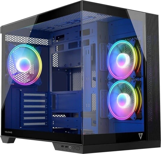 Modecom Panorama Apex ARGB Midi Tower ATX microATX Mini-ITX 3 vifter Sort Modecom Panorama Apex ARGB Midi Tower ATX microATX Mini-ITX 3 vifter Sort