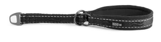 Rufus Halvhalsbånd for Hund 15 mm Sort 25-35 cm Rufus Halvhalsbånd for Hund 15 mm Sort 25-35 cm