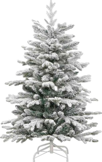  Kunstig sammensatt juletre Hvit 150 cm PE og PVC