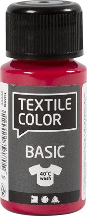 Textil Color primærrød 50 ml / 1 flaske