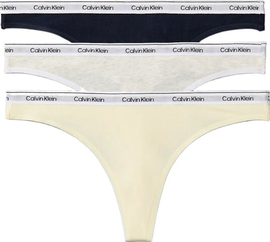 Calvin Klein Thong 3Pk Multi/patterned S