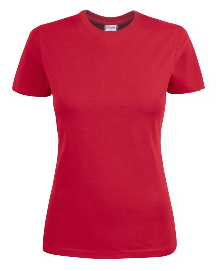 Printer Heavy T-shirt Lady T-skjorte Rød Rød