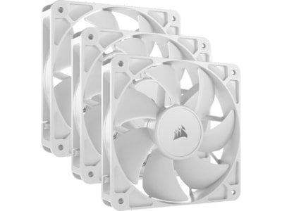 Corsair RS120 120mm Kabinettvifter 3pk Hvit med PWM Corsair RS120 120mm Kabinettvifter 3pk Hvit med PWM