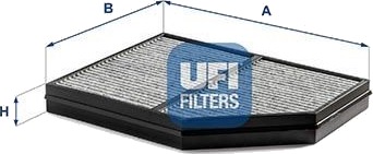 UFI 54.349.00 Kupefilter UFI 54.349.00 Kupefilter