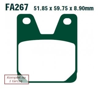 Bremseklosser EBC Brakes FA267