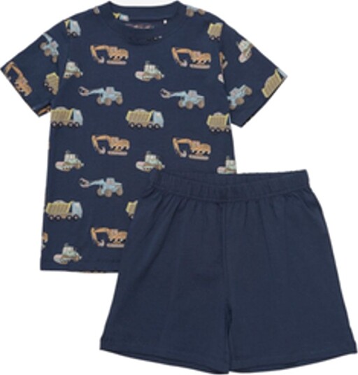 Minymo T shirt+Short Sett Blue Nights (98 /3 år)