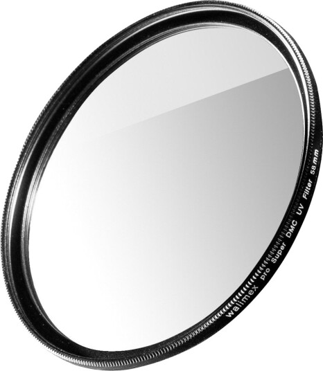 Walimex Pro Uv-Filter Slim Super Dmc 58 Mm - Spesielt Høykvalitets Uv-Filterlinsefilter, Slim Bare 2,5 Mm, 16X Super Dmc-Belegg, For Linsebeskyttelse Og Strålende Farger, Med Boks (1022962) Walimex Pro Uv-Filter Slim Super Dmc 58 Mm - Spesielt Høykvalitets Uv-Filterlinsefilter, Slim Bare 2,5 Mm, 16X Super Dmc-Belegg, For Linsebeskyttelse Og Strålende Farger, Med Boks (1022962)