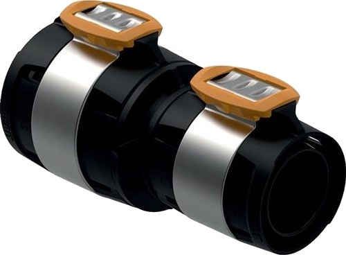 Geberit Flowfit 63x50mm Reduksjon i PPSU for Hydraulikk