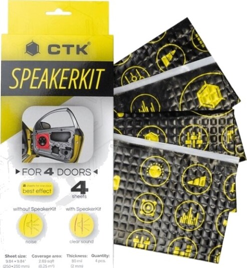 Ctk Standard Højttalerkit 4 Døre 4 Ark 0,25M²