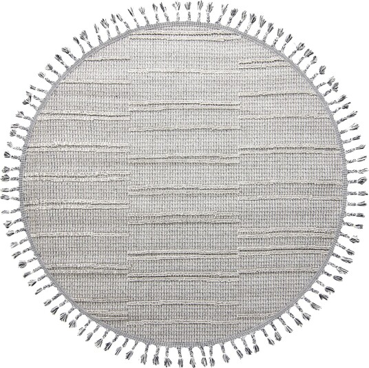 Runde tepper Indoor/Outdoor Paz grå Størrelse: Ø 200 cm