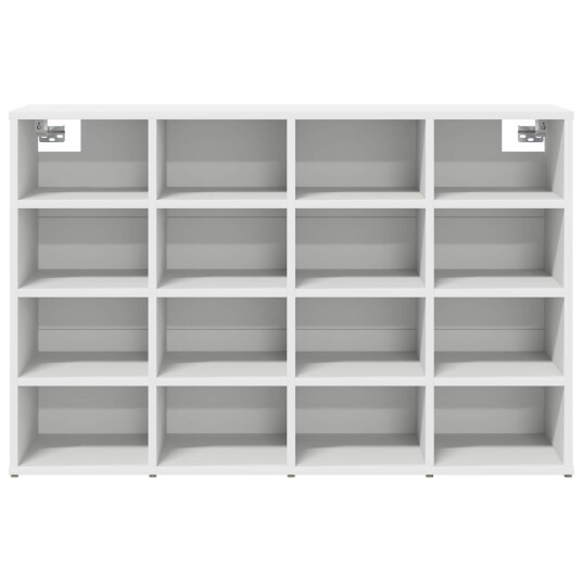 Sko Skap med hylle Hvit 103 x 30 x 67 cm Konstruert tre Sko Skap med hylle Hvit 103 x 30 x 67 cm Konstruert tre