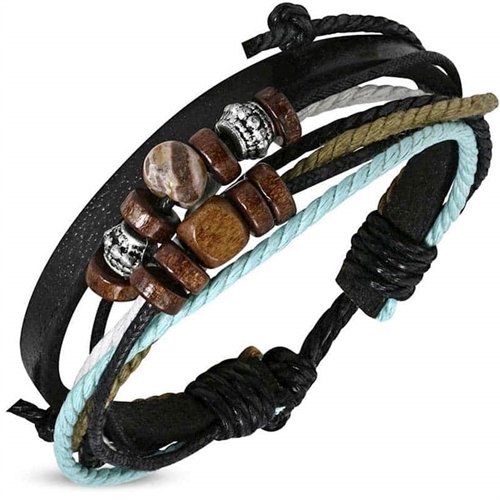 Lær armbånd "Grønn Cord" Lær armbånd "Grønn Cord"