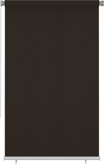 vidaXL Utendørs rullegardin 145 (B) x 230 (H) cm brun HDPE