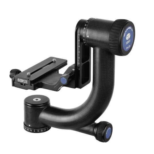 Sirui Gimbalhode PH-20 Karbon Stativvugge for store teler Sirui Gimbalhode PH-20 Karbon Stativvugge for store teler