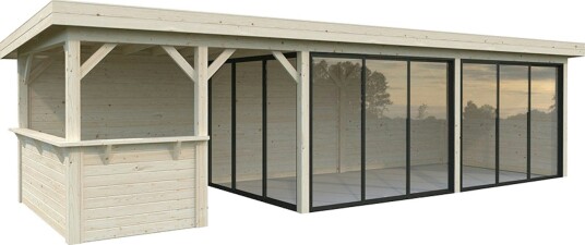 Hagestue Palmako Lenna 24,9 m2 Set 419 Slide