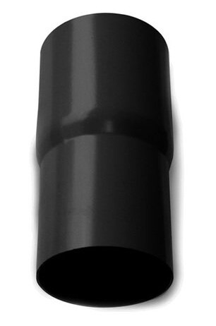 Plastmo Rørmuffe 75mm sort til plast takrenner Plastmo Rørmuffe 75mm sort til plast takrenner