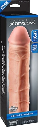 Fantasy X-tensions Mega 3 Extension 7,6 cm - Beige Fantasy X-tensions Mega 3 Extension 7,6 cm - Beige