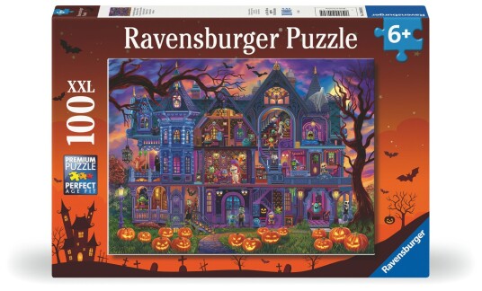 Puslespill 100 Monsterhuset Ravensburger Puslespill 100 Monsterhuset Ravensburger