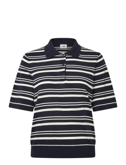 Twist & Tango Leonelle Polo Knit Jumper Navy XS