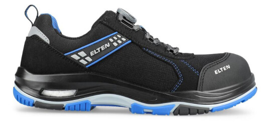 Elten Ian XXTP Pro BOA Blue Low Safety Shoes S3S SRC Black 1 Par SKI-721331-Svart 35