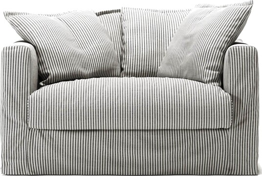 Decotique Le Grand Air Loveseat Lenestol Ash Stripe/Lin