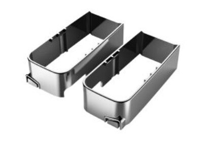 Kappe / Bund Glass - Krom