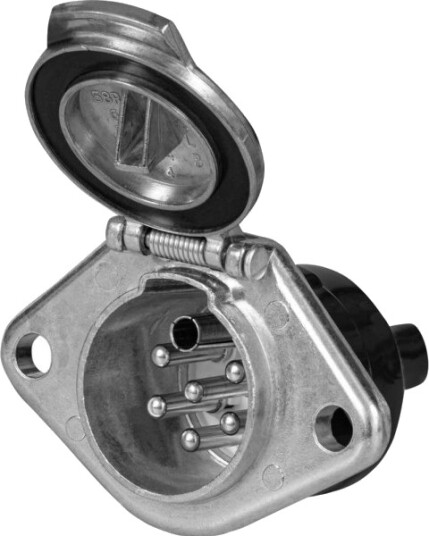 Secorüt Es034 Tilhenger Tilkoblingsboks [Klemmer   7 Polet Type S] Aluminium