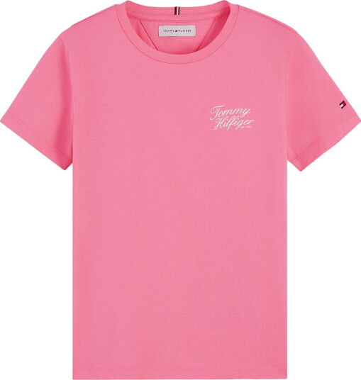 Tommy Hilfiger Tommy Hilfiger Script Tee Ss Pink 128