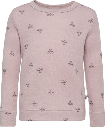 Hummel Genser   Ull/Viskose   HmlMini   Cloud Grå   Hummel   7 år (122)   Genser   Rosa