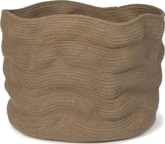 Lorena Canals Stonewashed Basket Soil Brown   Brown   30X 25CM