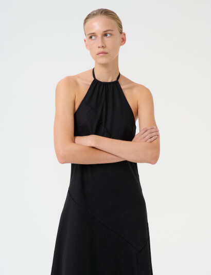 Gestuz Gzizza Halterneck Dress - Black - 40 Gestuz Gzizza Halterneck Dress - Black - 40