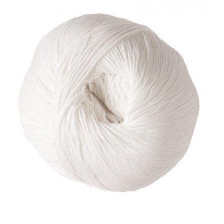 DMC Natura Just Cotton Garn Unicolor 01 Hvit DMC Natura Just Cotton Garn Unicolor 01 Hvit
