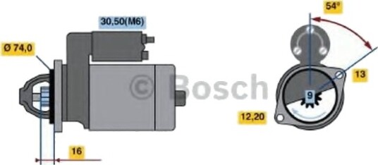 BOSCH 0 986 018 830 Starter BOSCH 0 986 018 830 Starter