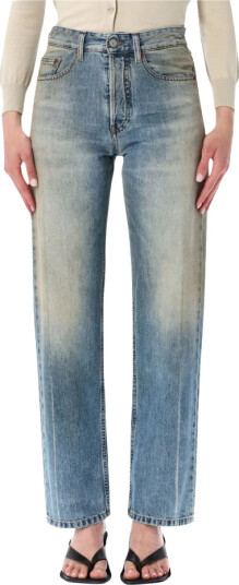 MM6 Maison Margiela Dame Jeans Blå W29,