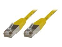 MicroConnect - Nettverkskabel - RJ-45 (hann) til RJ-45 (hann) - 10 m - skjermet, beskyttet tvunnet parkabel (STTP) - CAT 6 - halogenfri, flertrådet - gul