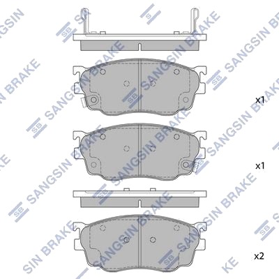 Hi Q SP1529 Bremseklosser