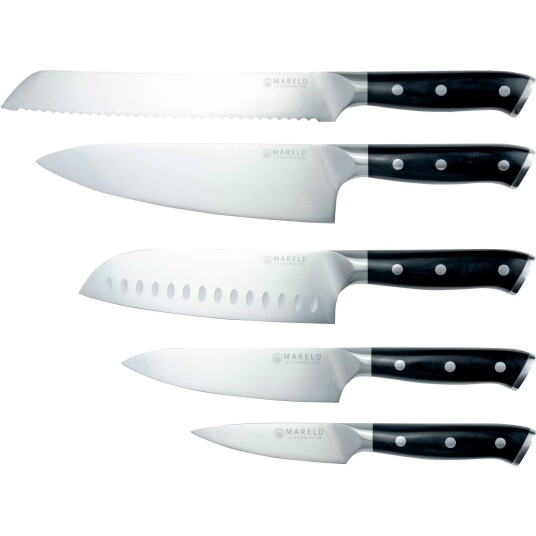 Mareld Knivsett 5 kniver svart Mareld Knivsett 5 kniver svart