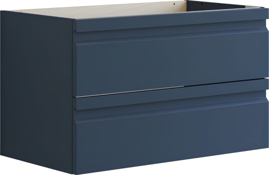Dansani Inzo Integrert Servantskap 2 Skuff H48 Deep Blue / 80cm