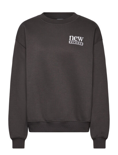New Balance Reimagined Fleece Crew Grey L New Balance Reimagined Fleece Crew Grey L